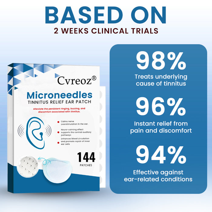 Discount Limit:Cvreoz® Microneedles Tinnitus Relief Ear Patch