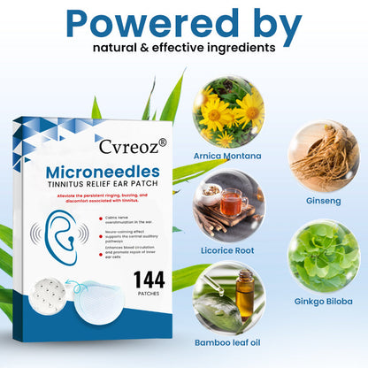 Discount Limit:Cvreoz® Microneedles Tinnitus Relief Ear Patch