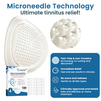 Discount Limit:Cvreoz® Microneedles Tinnitus Relief Ear Patch