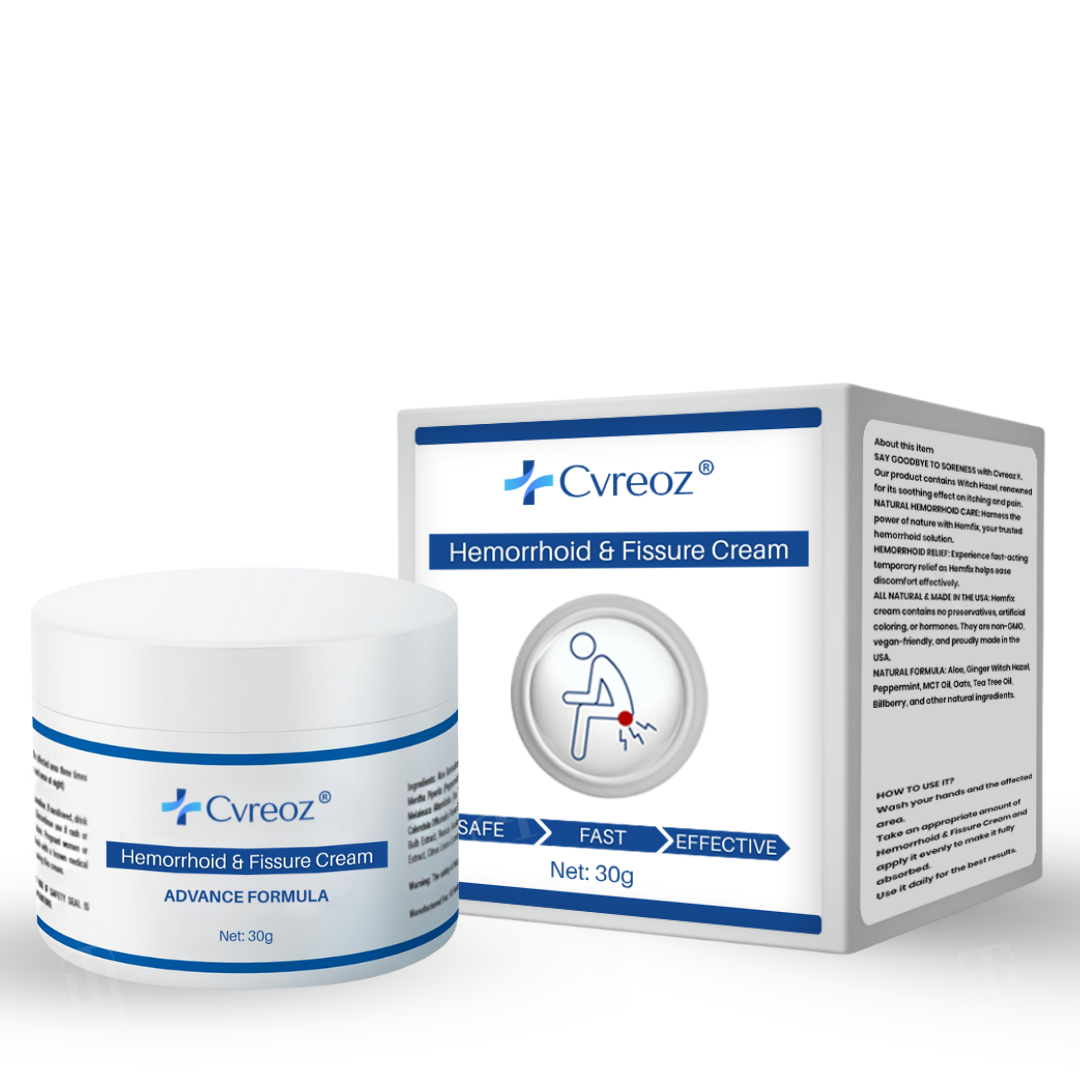 Official Store: Cvreoz® Hemorrhoid & Fissure Cream-7 Days to a Happy, Pain-Free —Guaranteed!