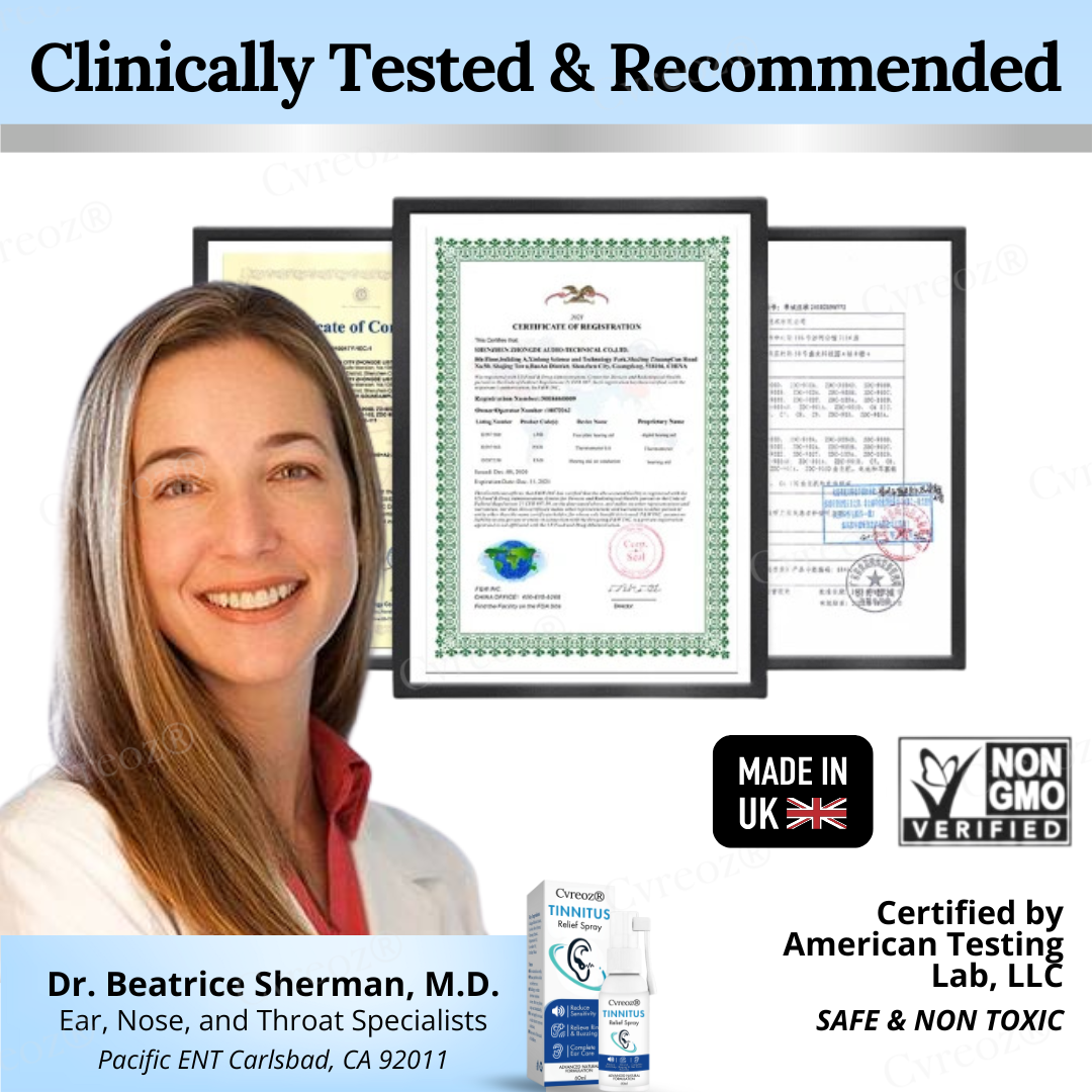 Discount Limit:Cvreoz® Tinnitus Relief Spray